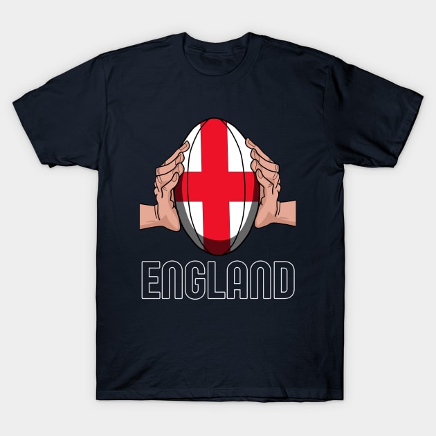 England Rugby - Six Nations T-Shirt by Ashley-Bee